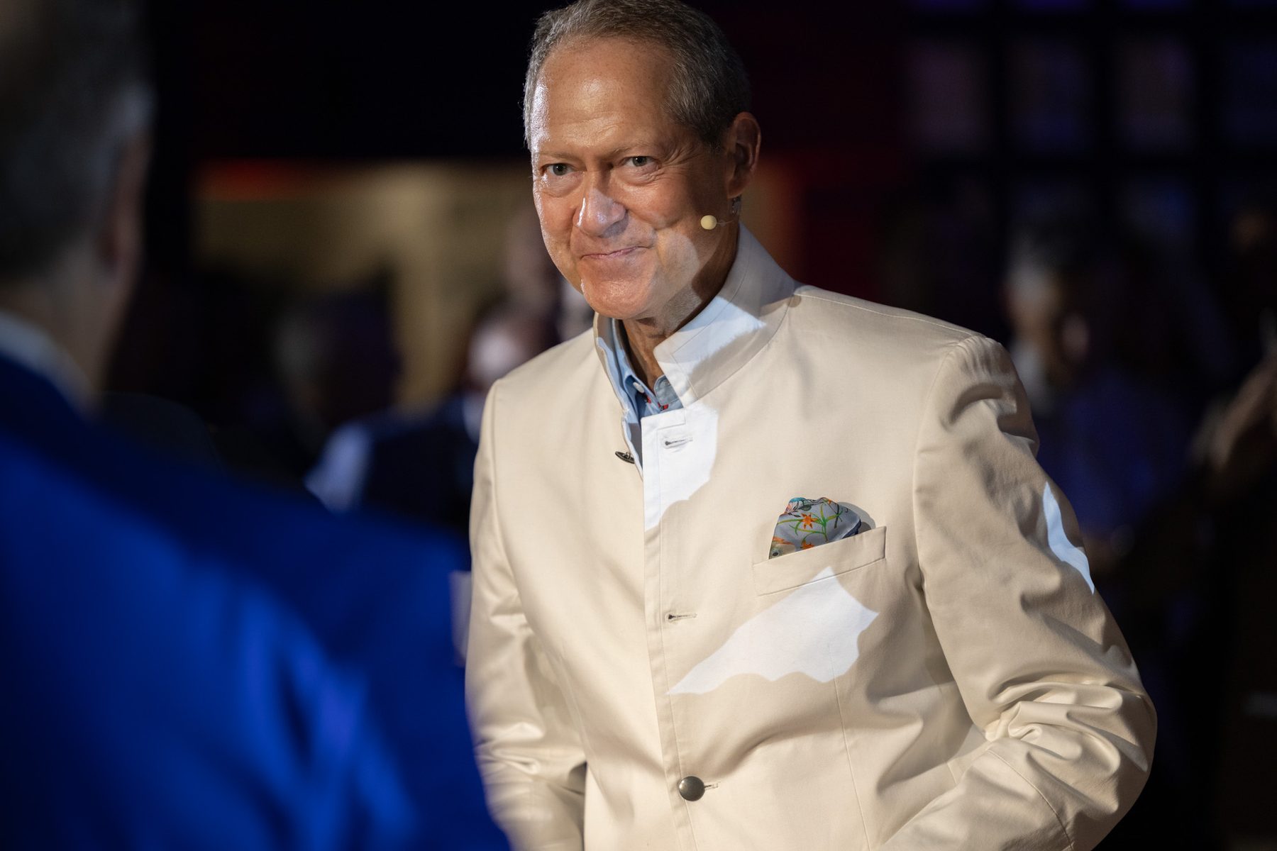 Guest portrait during an evening event.