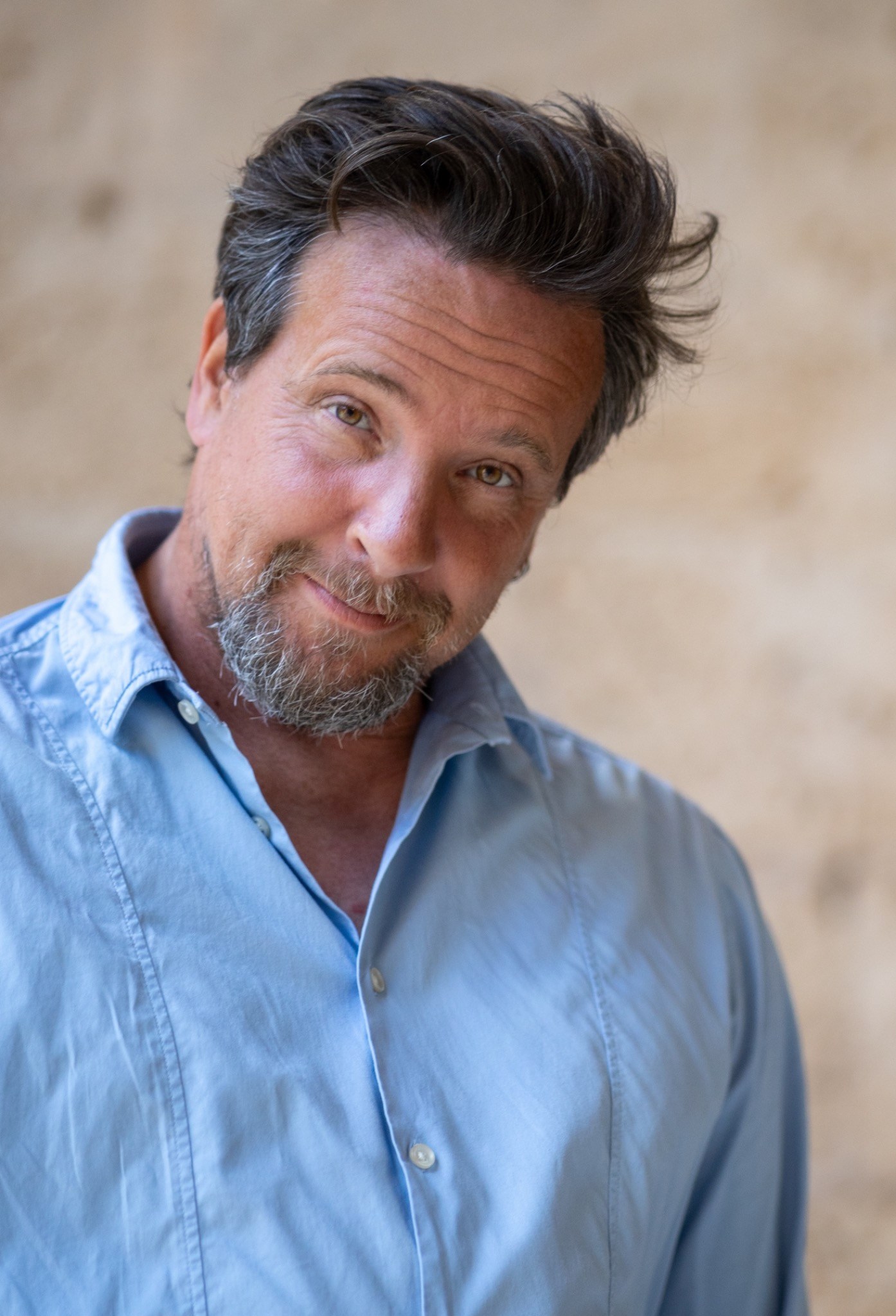 Portrait of photographer Thor Schoof on Mallorca
